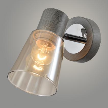 Спот 18981/1 GR серый 1x40W E27 h160, WAN22